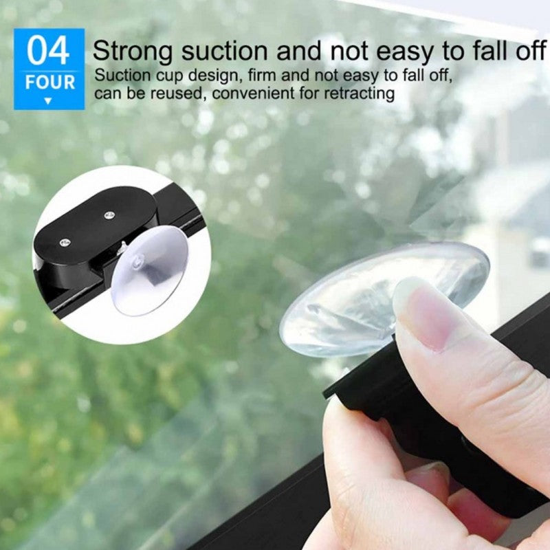 Retractable Windshield Sun Shade Large
