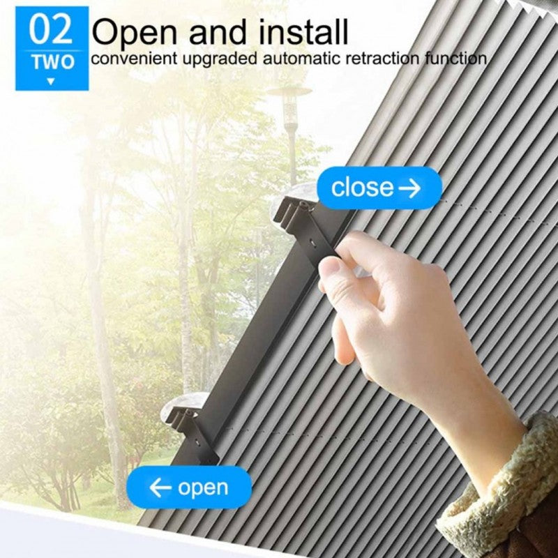 Retractable Windshield Sun Shade Large