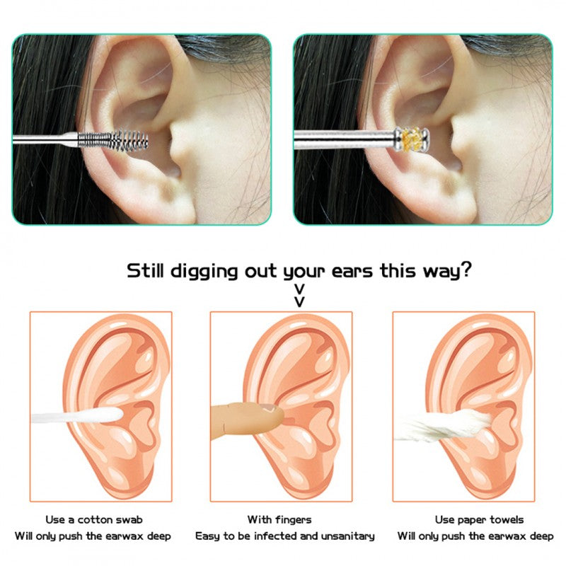 Earwax Removal Kit Set Of 6 (Buy 01 & Get 01 Free)