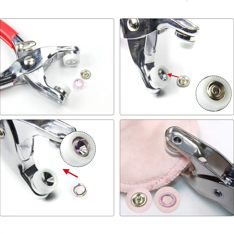 Tich button clipper with set of 30 Buttons