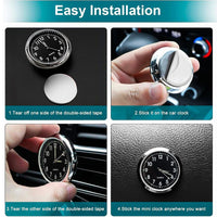 Thumbnail for Electronic Car Clock Timepiece - Stylish Car Decoration Accessory