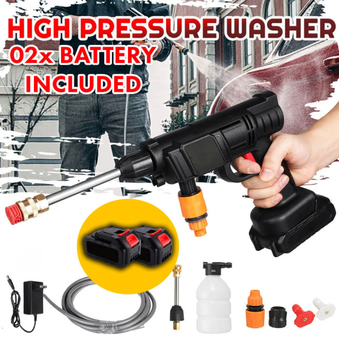 Cordless High Pressure Water Cleaner Washer Spray 02 Battery Included