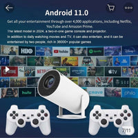 Thumbnail for Hy300 Pro 280 Ansi 20000+ Game Console Android 11.0 4k Mini Projector