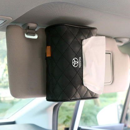 PU Leather Tissue Box For Toyota Honda Suzuki Kia Hyundai & More
