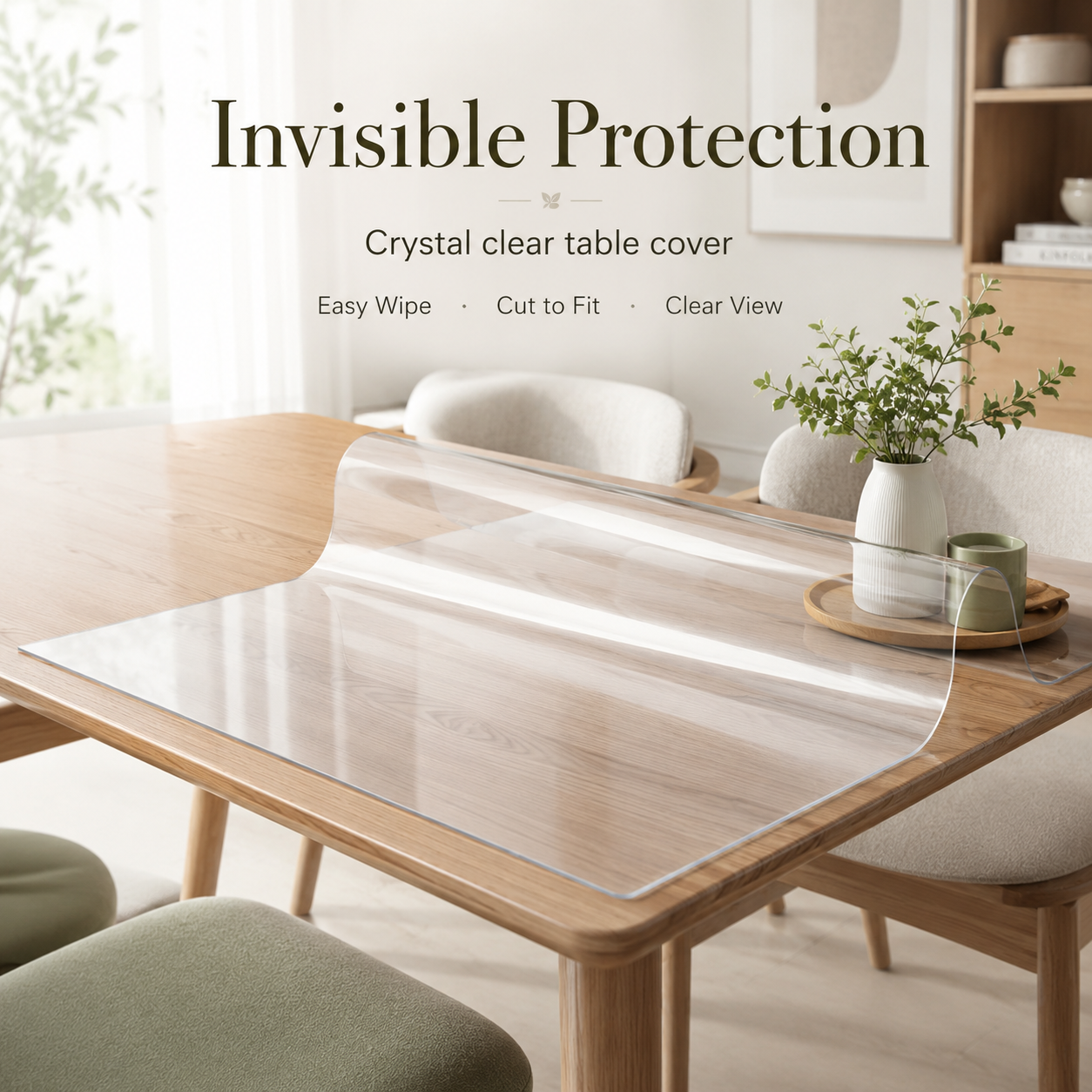 Transparent Waterproof Table & Furniture Protection Sheet