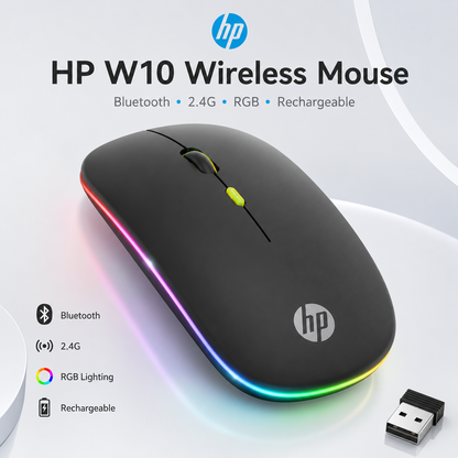 HP W10 Bluetooth & Wireless Dual Mode Mouse