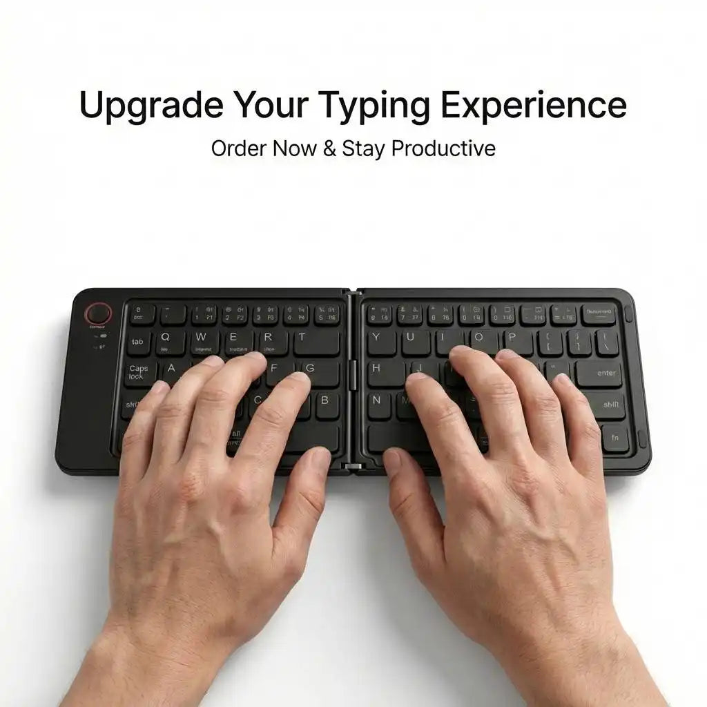 Portable Bluetooth Folding Keyboard for IOS/Android/Windows Tablet Mobile Phone
