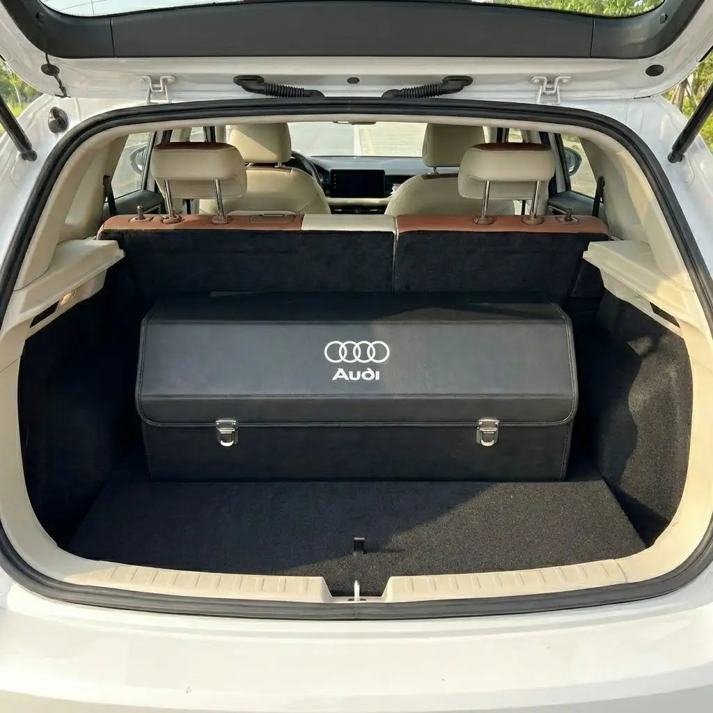 Foldable Car Trunk Organizer With 3 Compartments For Toyota Honda Suzuki Kia Hyundai & More Brands