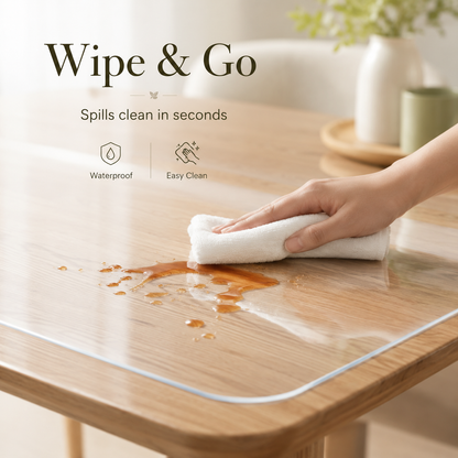 Transparent Waterproof Table & Furniture Protection Sheet