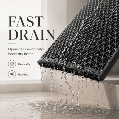 Non-Slip Drainage PVC Mat