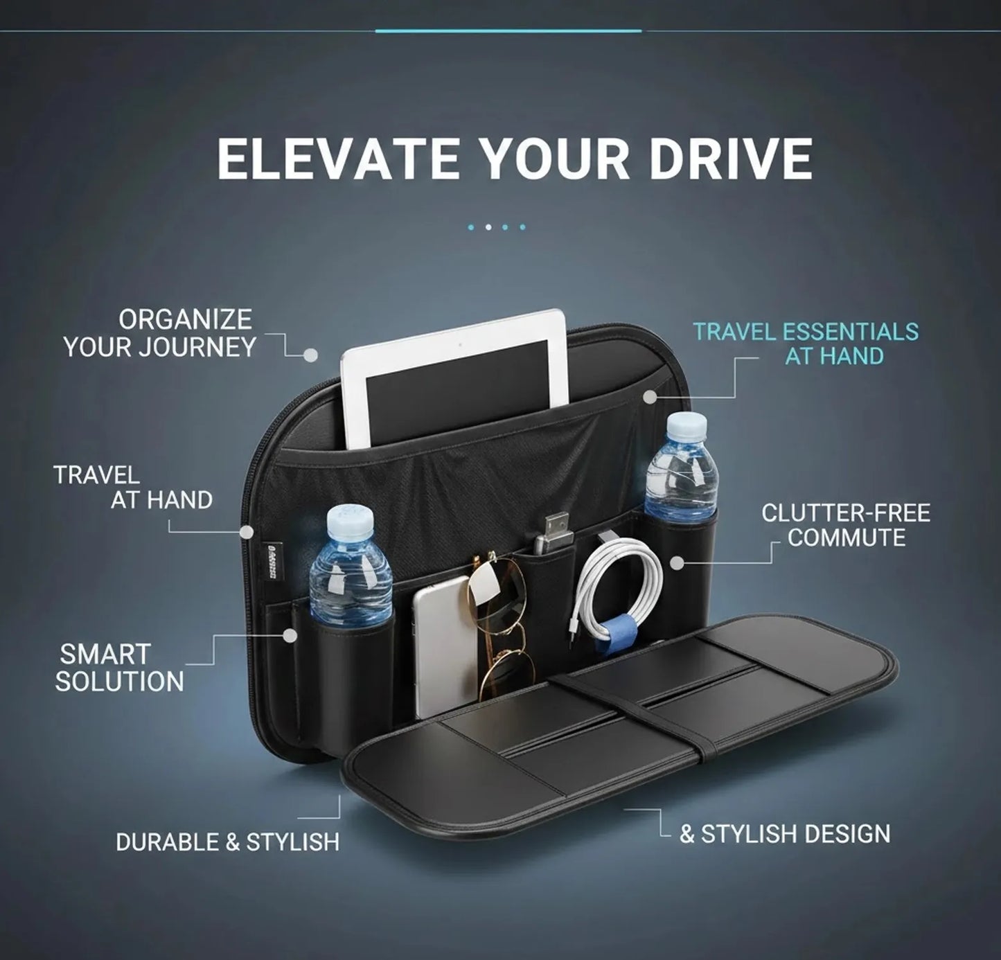 Car Backseat Hanging Storage Organizer