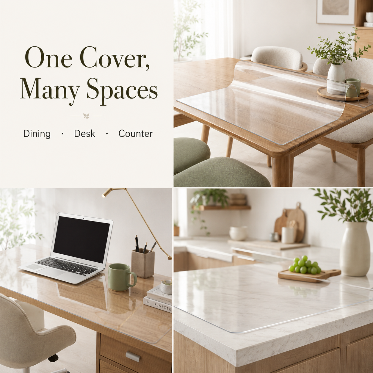 Transparent Waterproof Table & Furniture Protection Sheet