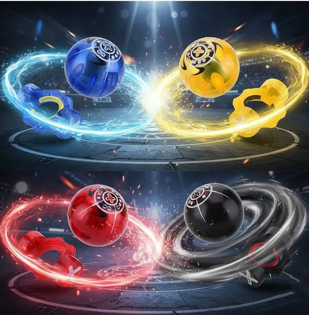Fascinating Magnetic Rings Controlled Spinner Ball Discover The Ultimate Fingertip Magic
