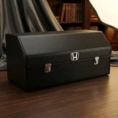 Foldable Car Trunk Organizer With 3 Compartments For Toyota Honda Suzuki Kia Hyundai & More Brands