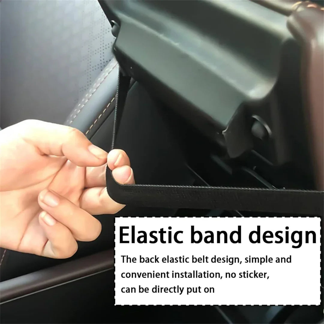 Car Armrest Cushion With Tissue Box & Storage Pocket For Toyota Honda Suzuki Kia Hyundai & More