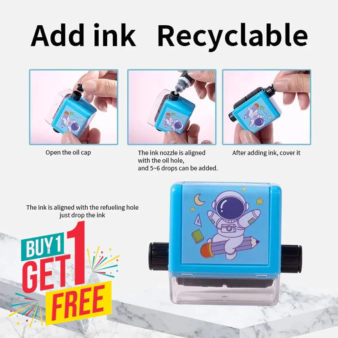 Roller Practice Number Stamp Tool Buy 01 & Get 01 Free