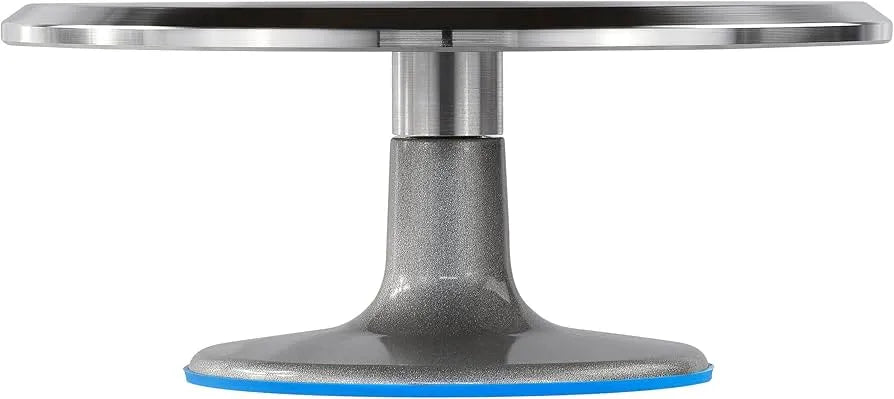 Stainless Steel Turntable Stand Rotating Cake Turntable for Decorating, Baking, and Serving