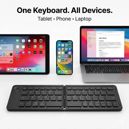 Portable Bluetooth Folding Keyboard for IOS/Android/Windows Tablet Mobile Phone