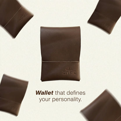 Ziyric Urban Fold Wallet-100% Genuine Leather