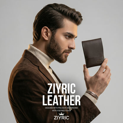 Ziyric Urban Fold Wallet-100% Genuine Leather