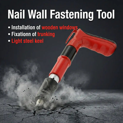 Concrete Nail Gun Kit with Accessories & Briefcase