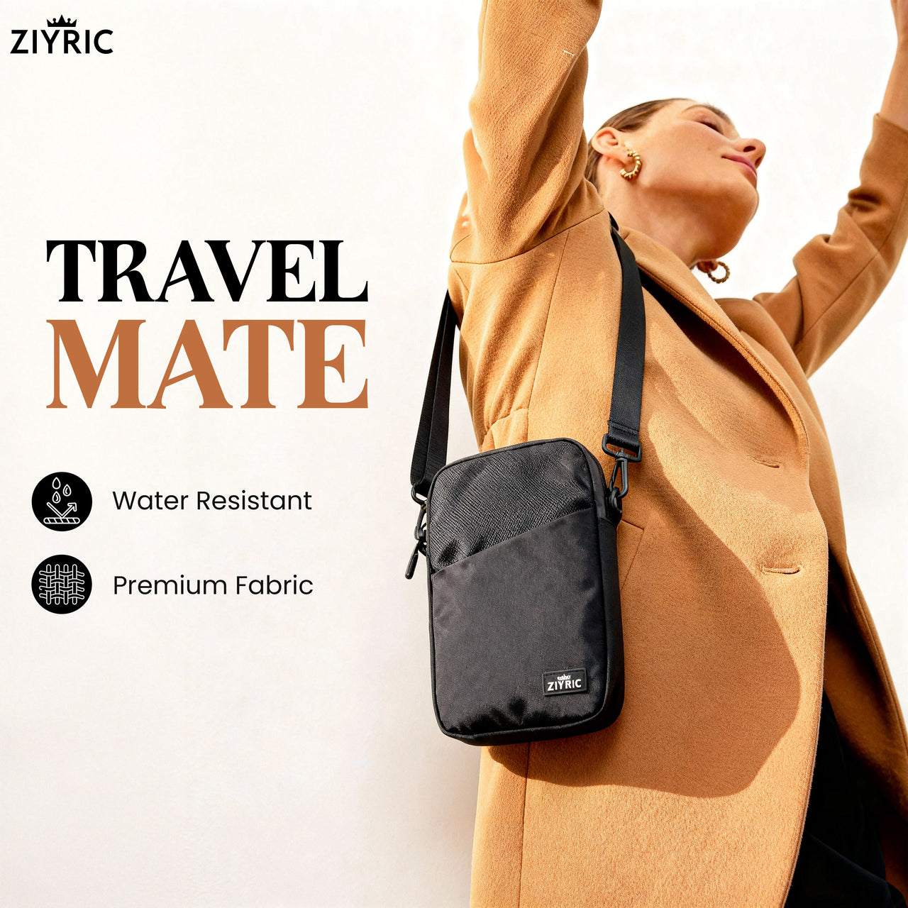 Ziyric Travel Mate Passport Pouch Bag