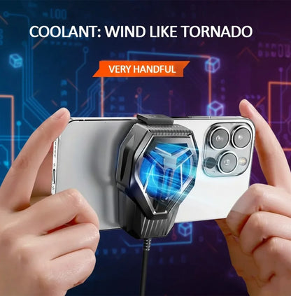 Portable Phone Cooler with Quiet Fan – Gaming & Streaming Heat Dissipation