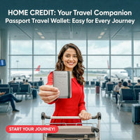 Thumbnail for Ziyric Portable leather travel passport holder