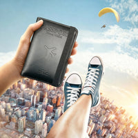 Thumbnail for Ziyric Portable leather travel passport holder