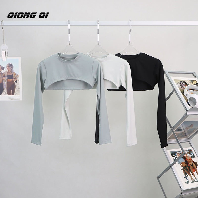 FlexFit Long Sleeve Crop Top