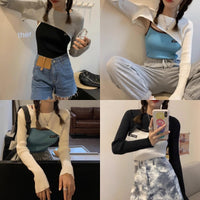 Thumbnail for FlexFit Long Sleeve Crop Top