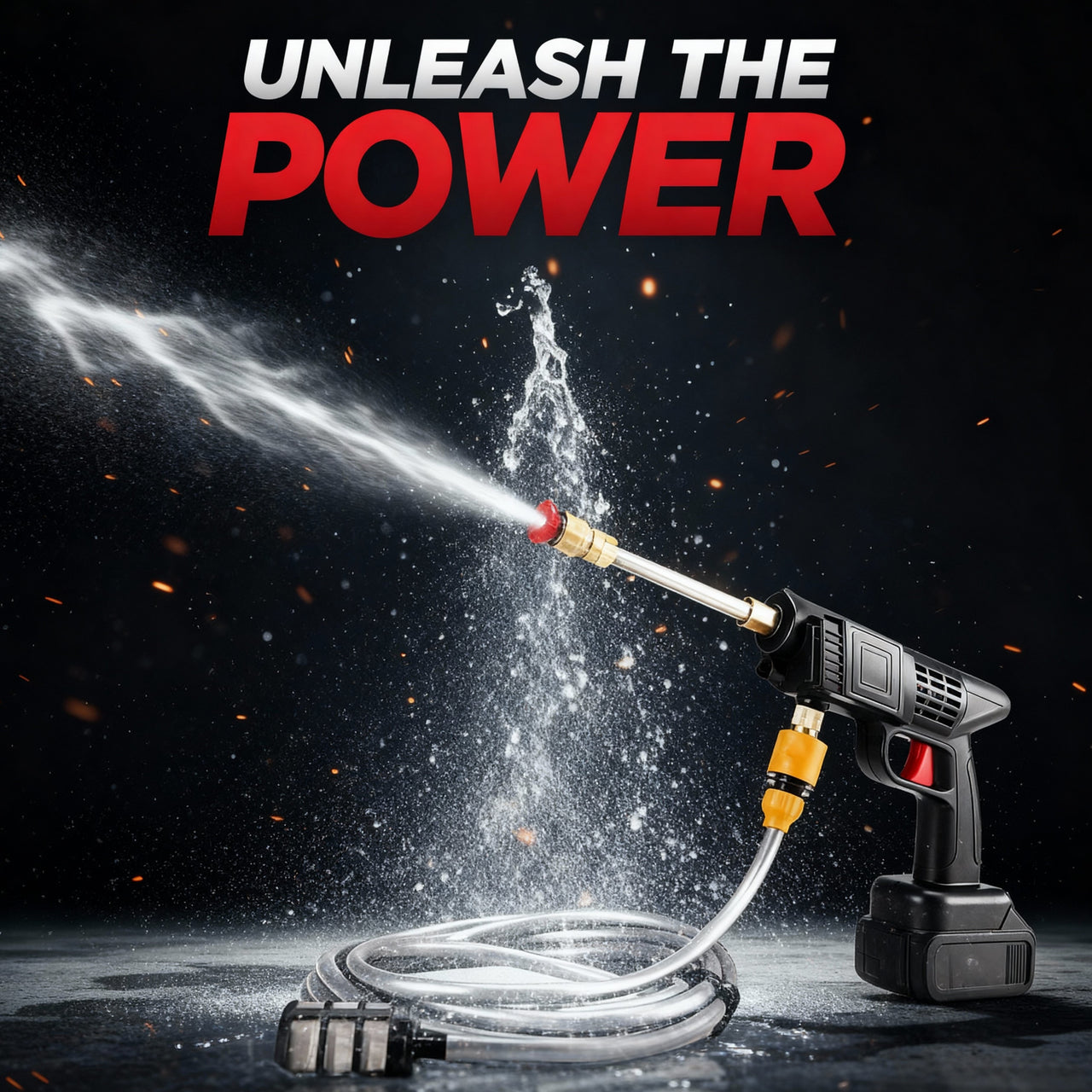 Cordless High Pressure Water Cleaner Washer Spray 02 Battery Included