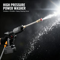 Thumbnail for Cordless High Pressure Water Cleaner Washer Spray 02 Battery Included