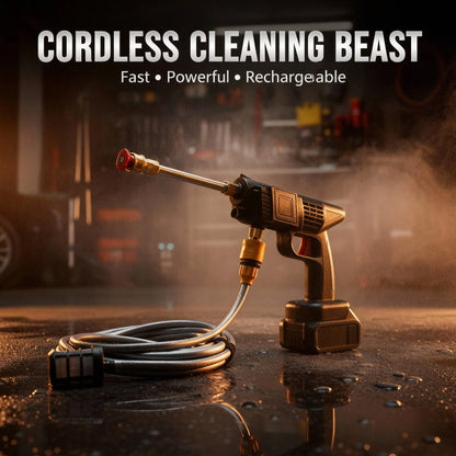 Cordless High Pressure Water Cleaner Washer Spray 02 Battery Included