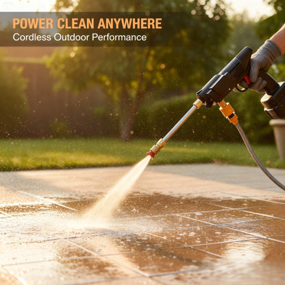 Cordless High Pressure Water Cleaner Washer Spray 02 Battery Included