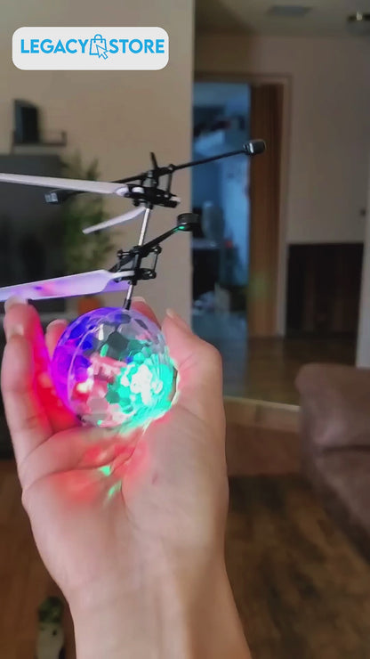 Flying Ball Suspended Helicopter Toy With Light