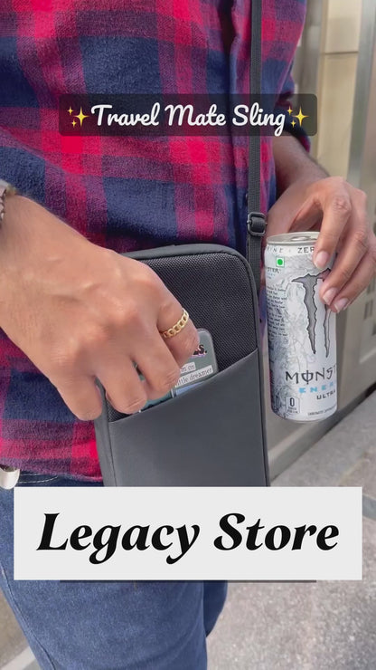Ziyric Travel Mate Passport Pouch Bag