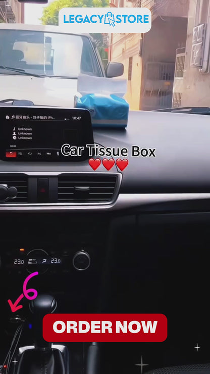 PU Leather Tissue Box For Toyota Honda Suzuki Kia Hyundai & More