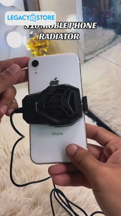 Portable Phone Cooler with Quiet Fan – Gaming & Streaming Heat Dissipation