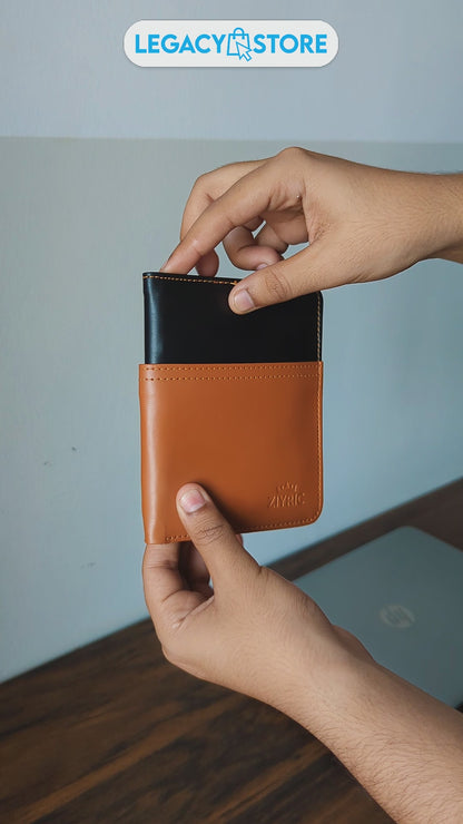 ZIYRIC Premium Leather Passport Holder & Wallet
