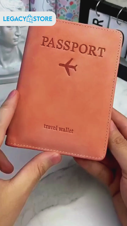 Ziyric Portable travel passport holder