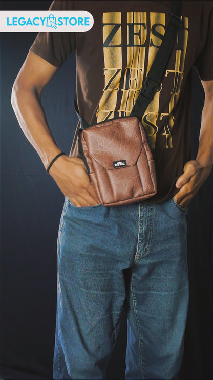 Ziyric Crossbody Shoulder Bag- Genuine Leather