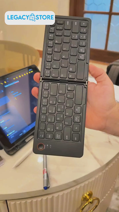 Portable Bluetooth Folding Keyboard for IOS/Android/Windows Tablet Mobile Phone