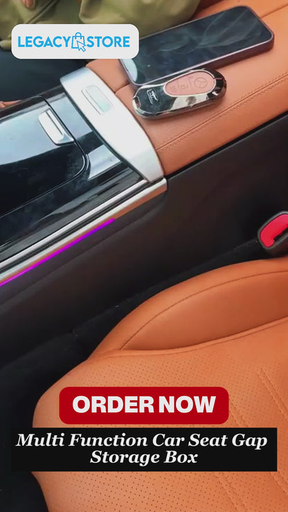 Multi Function Car Seat Gap Storage Box For Toyota, Suzuki, Honda, Kia, Hyundai & More