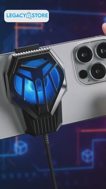 Portable Phone Cooler with Quiet Fan – Gaming & Streaming Heat Dissipation