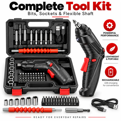 Electric Screw Driver Toolkit – forward and reverse one-touch control