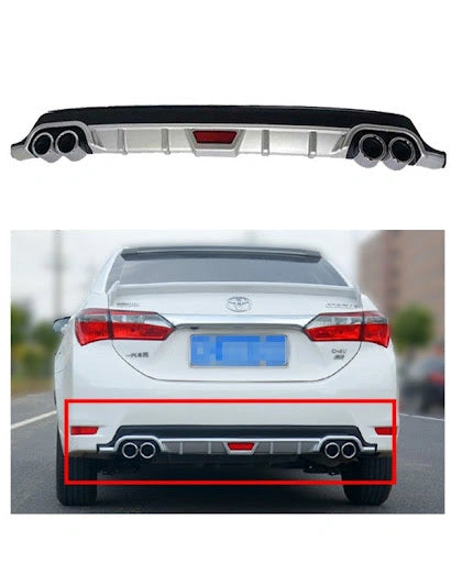 Toyota Corolla 2014-2018 ABS Rear Diffuser