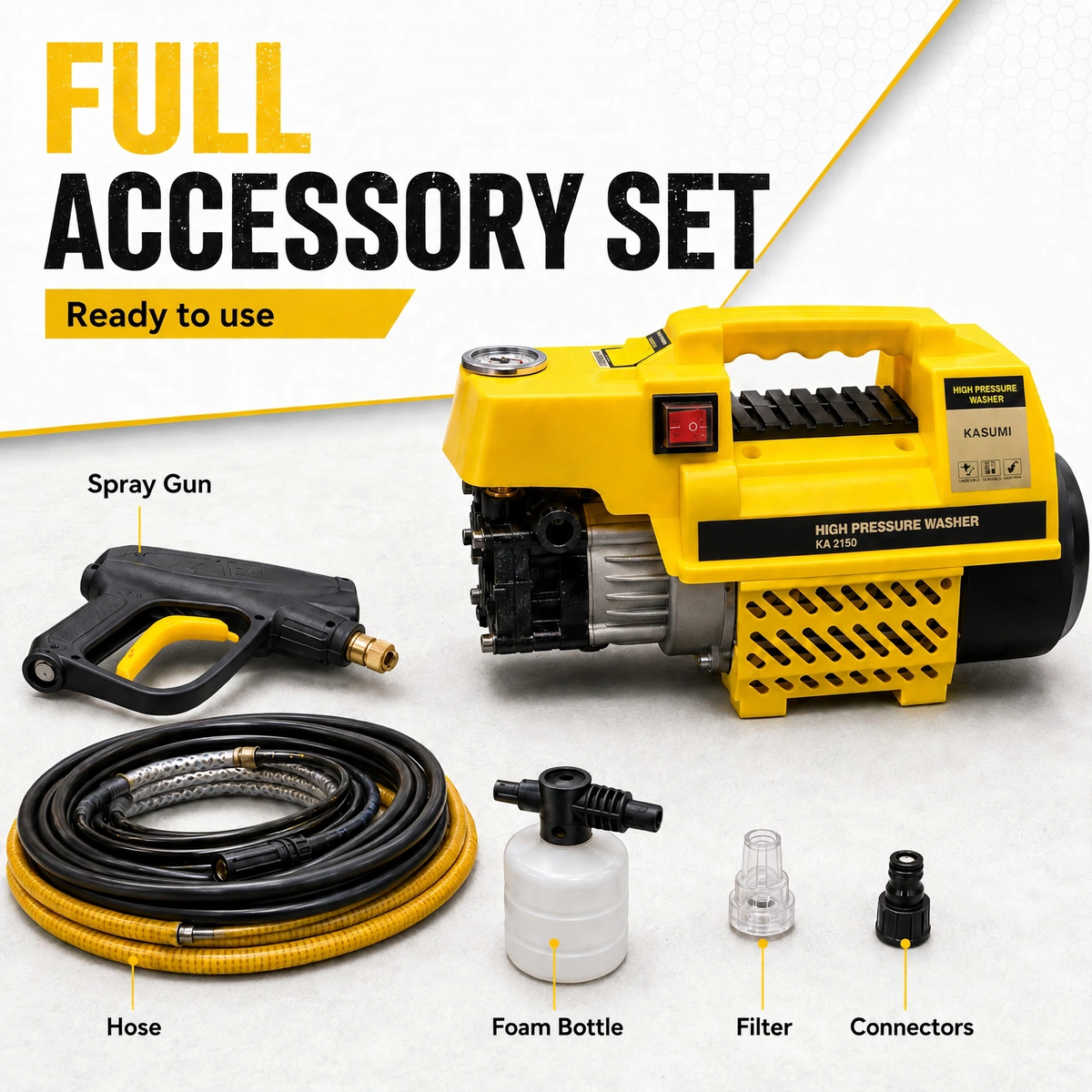 Portable Pressure Washer Pump 1150W